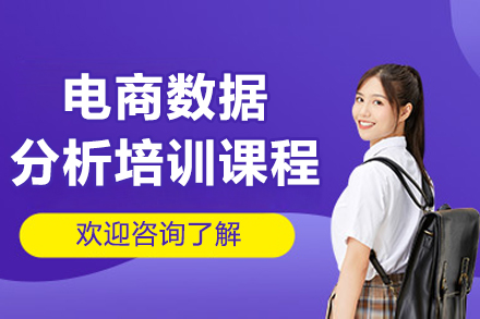 電(dian)商(shang)數(shu)據分(fēn)析培訓課程(cheng)